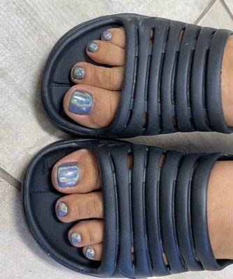 Crome  Gel Pedicure