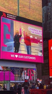 here we are on the marquee