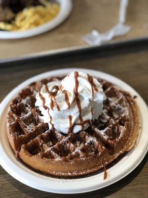 Churro waffles