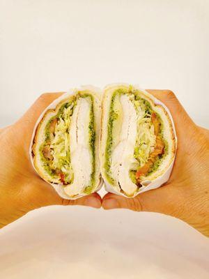 Grilled Chicken Pesto Sandwich