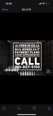 Any questions or concerns Alfred bail bonds is always there to help