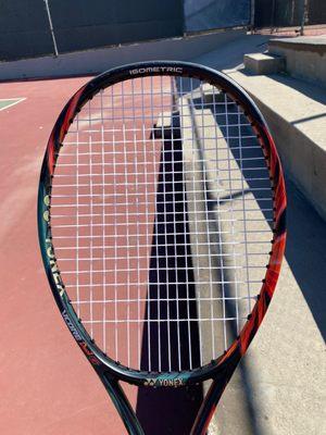 Strung racquet