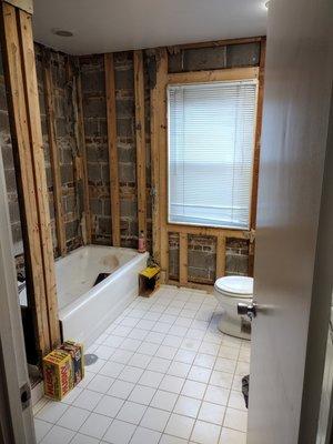 Bathroom remodeling