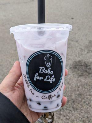 Taro bubble tea