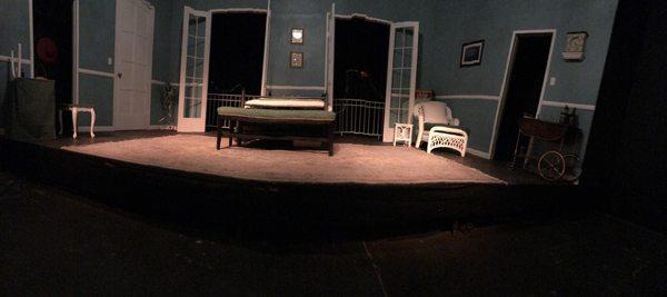 The set for Cat on a Hot Tin Roof.