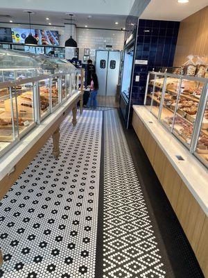 Aisle of pastries