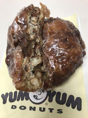 Inside the Apple Fritter.