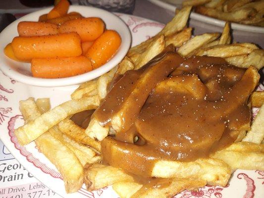 Buttered Carrots and Gravy Fries