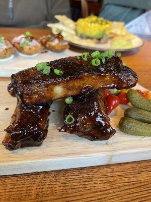 OH My GOODNESS   I am so happy these made it back in the menu   Sticky ribs. One of my favorite things to eat in Breckenridge