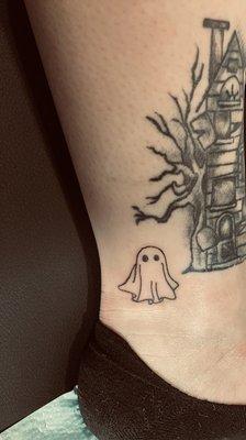 Best friend ghostie (BFF got a matching one) done by Haley