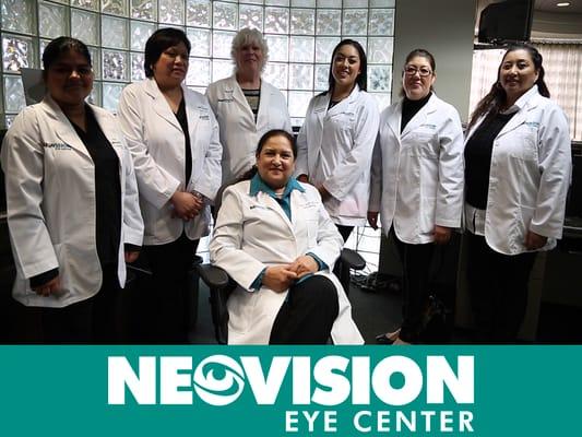 Dr. Tandon and the NeoVision Staff.  Come join our family!