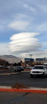 Neat clouds over downtown!