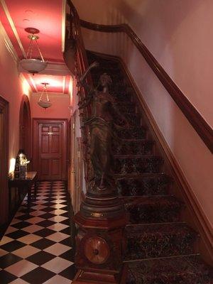 Stairway off parlor.