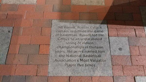 Bill Russell Memorial next to Boston's City Hall