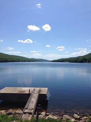 The damn that is close by at Mauch Chunk Lake.