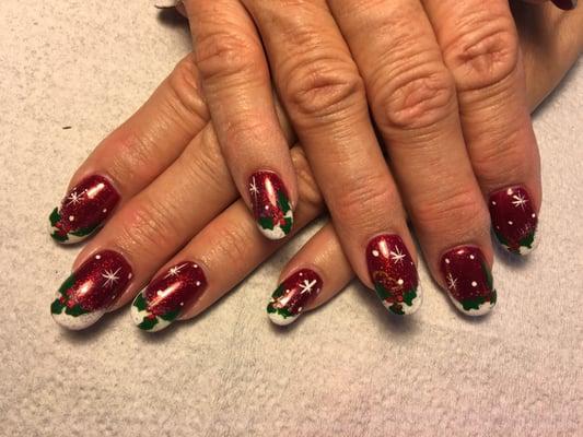 Best holiday nails by Tina