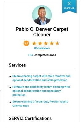 85 Reviews 4.9 stars in Denver Area. 46 Reviews 5 stars in Boulder call $20 dlls off.