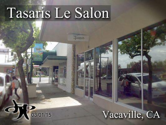 Current location of business is at Tasaris Le Salon 334 Parker st., Vacaville 95688