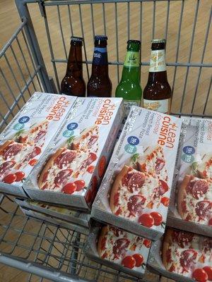 Sale pizza and bargain beers run. :-)