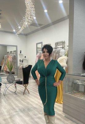 Dress and alteration - from In Style Boutique