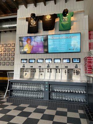 Self-serve wine & beer on tap!!