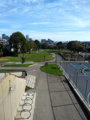 View of Duboce Park from Center