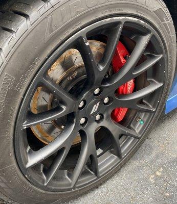 Scat Pack rim's repaired