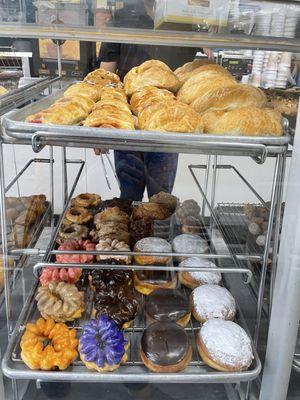 Croissants and donuts