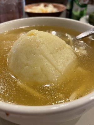 Matzah ball soup!