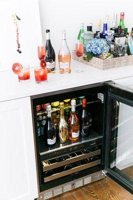 Serve drinks with style in your kitchen this summer. Keep your guests happy- the KitchenAid undercounter wine fridge will do the trick!