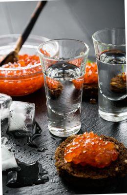 Trout Roe and Vodka