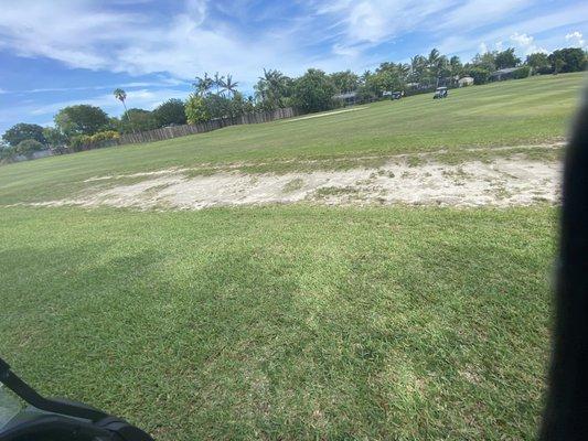 Fairway bunker