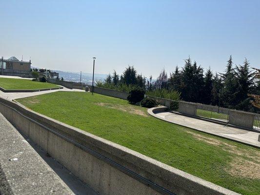 Green space and outdoor area