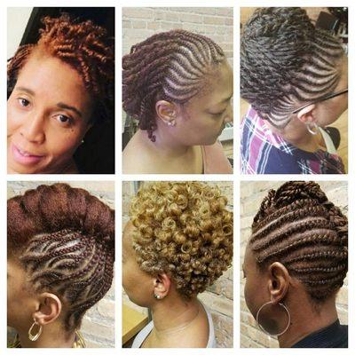 Non-extension styles by Glo On 
www glo-onnaturalhair.com 773-910-3035