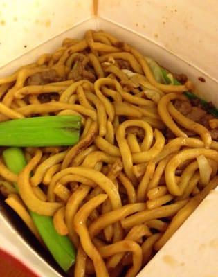 Beef lo mein