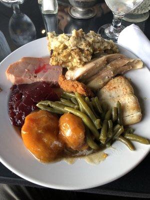 My first Plate of Thanksgiving Dinner