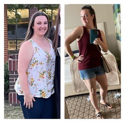 7 months and 70 pounds gone!