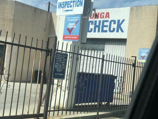 Tujunga smog test only center