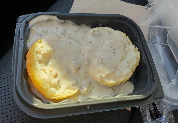 Side order of Biscuits & Sausage Gravy