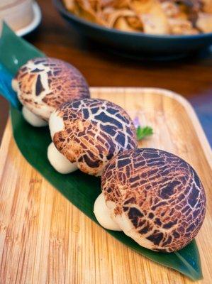 Wild Mushroom Bao (野菌包): $11. Off-menu.