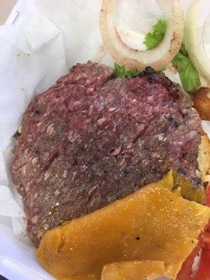 Raw The Gilligan Burger