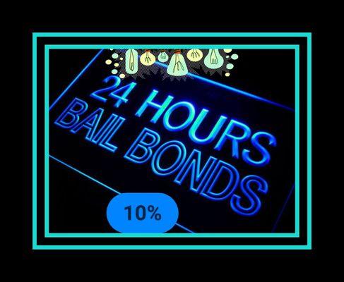 We will post bond anytime day or night. Ask us for details on 10% bonds.