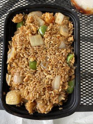 KungPao Chicken Fried Rice.