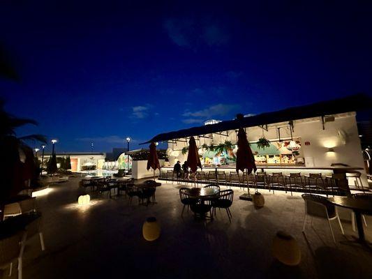 Sip sip, roof top and poolside bar in Coconut Grove area