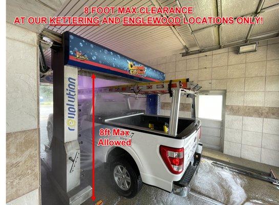 8Ft Max Clarence car Wash