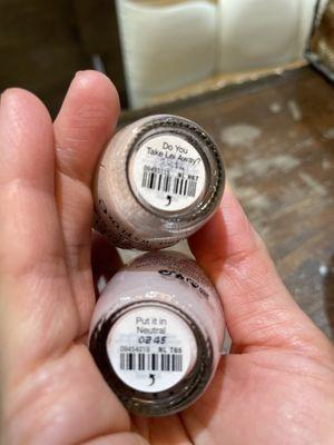 My go-to neutral OPI colors