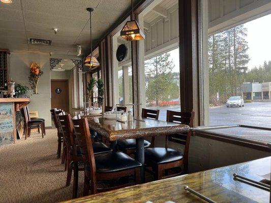 Dining area inside