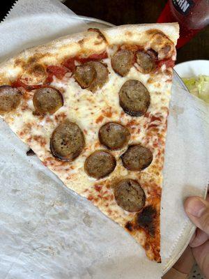 Sausage pizza - so good!