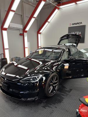 Tesla Model S in for full body PPF