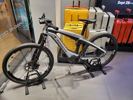 Porche Electric Bicycle with automatic transmission.   Changes gears itself like a car.   A new Porche for just $11,000.00.